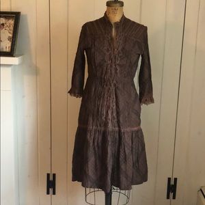 Hazel boho mixed lace dress.